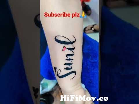 jatin _art✍️(Sunil )name tattoo## from sunil name tattoos Watch Video -  