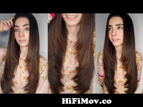 Long layers haircut at home | Step by step long layered haircut tutorial  from step hair cut Watch Video 