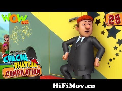 Chacha Bhatija Cartoon in Hindi | New Compilation - 08 | New Cartoons | Wow  Kidz Comedy from chacha bhat Watch Video 