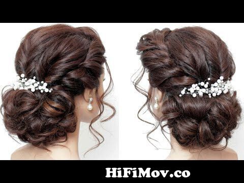 Messy low bun. Bridal hairstyle. Hair tutorial. Hairstyles for girls. Party  hairstyles from messi hair style Watch Video 