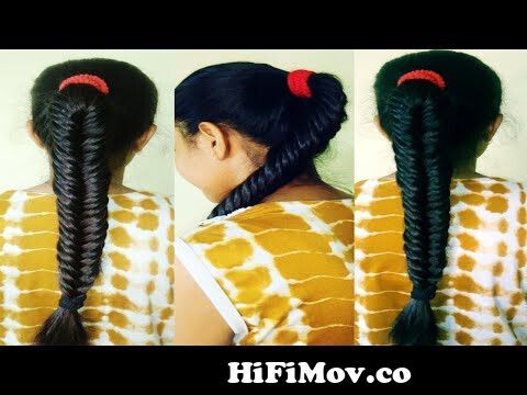 खजूरी चोटी केसे बनाये || How to make khajuri choti || very simple & beautiful  hair style at home ll from how to make khajuri choti Watch Video -  
