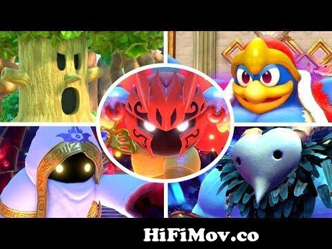 Kirby Star Allies - All Bosses + Secret Bosses from kirby boss battle games  Watch Video 