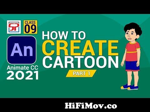 Adobe Animate CC 2021: How to make Cartoon Character | 2D Animation | Hindi  Tutorial | Part 1 from animation patel Watch Video 