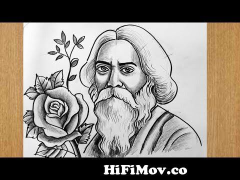 Rabindranath Tagore /N(1861-1941). Hindu Artist, Philosopher And Writer.  Pencil Drawing, 1912, By Sir William Rothenstein (1872-1945). Poster Print  by Granger Collection - Item # VARGRC0053328 - Posterazzi