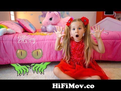 Diana and Roma - Monster under the bed story from gin baba Watch Video -  