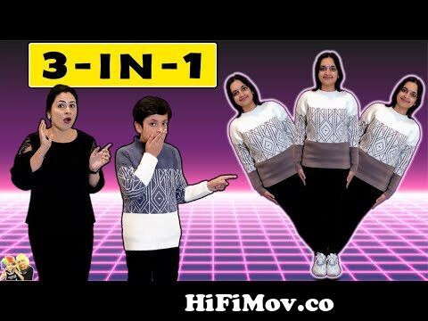 3 - IN - 1 Family Funny Challenge | Pull the String Money Ball Hopscotch |  Aayu and Pihu Show from uioiopuio Watch Video 