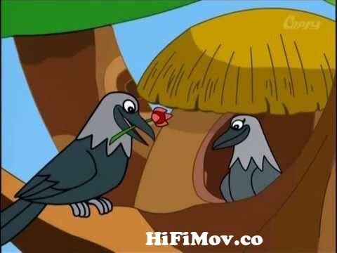 The Crow And The Cobra | Cartoon Channel | Famous Stories | Hindi Cartoons  | Moral Stories from aflatoon cartoon Watch Video 