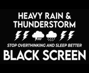 Rain Sounds Black Screen