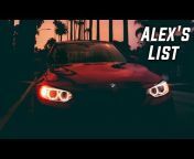 Alex&#39;s List