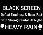 Rain sound Black Screen