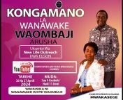 CHRISTOPHER AND DIANA MWAKASEGE CHANNEL