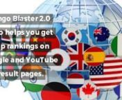 Learn more at http://lingoblaster.com nnDo you want to learn how you can easily translate your videos into Spanish, Russian, German, Japanese ... into more than 100 languages? Are you in need of a software that can help you tap into new markets and gain top rankings on Google and YouTube result pages?nnLingo Blaster 2.0 is a new movie translator program that overcomes the language barriers and helps you convert wider audiences.nIt changes the title and description of videos depending on the lang