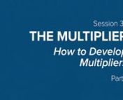 GLC 3, The Multiplier, Session 3A