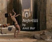 More photos of this project at: https://amitbar.com/art/nefertitinNefertiti (c. 1370 – c. 1330 BC) was an Egyptian queen. She and her husband Akhenaten were known for a religious revolution, in which they worshiped one god only (Wikipedia).nElle has been body-painted with diverse Egyptian hieroglyphs-figures did her beautiful dance to the music of Camille Saint-Saëns.nThese dance fragment from Bacchanale in Act III of “Samson and Delilah” has been played daily on the radio when I was a ch