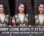 Sunny Leone is one of the most popular and known faces in the industry and has millions of fans. The actress was recently spotted at a meet and greet event with fan in the city. Watch the video for more.