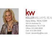 ﻿﻿﻿112 Timberwood Dr Portland TN 37148 &#124; Dana MilbynnDana MilbynnI make people&#39;s dreams come true! Whether you are a first time home buyer, seasoned buyer or selling your home, I will provide you with exceptional customer service and that is my commitment to you! “YOUR HAPPINESS IS MY SUCCESS!” I will add value to your real estate experience, not just service.nnI am focused on providing you with great listening skills, information you need, outstanding market knowledge, communication t