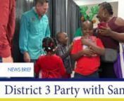 Osceola County, FL - On December 21st the Annual Party with Santa took place at Valencia College’s Poinciana campus. District 3 Commissioner Brandon Arrington was joined by Osceola County Tax Collector Bruce Vickers as they gave free toys to over 400 children! But the festivities didn&#39;t end there. The celebration also featured light refreshments, a huge inflatable slide, pony rides and, of course, Santa. Commissioner Arrington hopes you will be able to party with Santa, next year!
