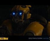 Showreel with some of my last vfx shots done as a Lighting TD at Rodeo FX Montreal and ILM London.nnSummary :n- BUMBLEBEE (ILM as client) &#124; Katana &amp; Arnold.n--&#62; Artistic show : CHAR lighting.nLighting and rendering of Bumblebee on several shots in the night sequence. I did mainly the key shots, some baby shots or I improved shots which had a base of lighting to match more with the key and the look. nLighting of character with props (car/toilet paper) or fx to render.nn- CRAWL &#124; Katana &amp;