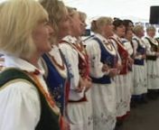 The Ludowa Nuta Folk Group performs at the Corpus Christi Parish Dożynki Polish Harvest Festival in Buffalo. nnHere they sing the Polish folk song