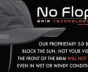 The Shelta No Flop Brim . The best sun hats for Athletes and Adventures.