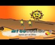 Cantajuegos,versión KARAOKE canción Drilo el cocodrilo
