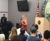 Tricia Flanagan addressed the Bergen County Republican Organization on 3/5/20.Cory Booker must Go.If you want someone who knows the issues more than anyone, vote for a Flanagan. Note- Curtis Sliwa in the first row.www.flanaganforsenate.org. IG/Twitter @newdayfornj