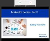 This webinar focuses on building your LinkedIn profile to attract potential recruiters. Learn the basics of LinkedIn and how to maximize your experiences, skills and qualifications in order to create your professional brand and assist in your career pursuits. nnThis session is geared towards viewers with little or no LinkedIn experience, as well as those who are seeking a refresher/tips on using the platform.nnPresented by the Georgia State Alumni Association and University Career Services on Ma