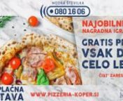 GRATIS PIZZA｜VSAK DAN｜CELO LETO｜ŠPAGETERIJA &amp; PIZZERIJA KOPER｜CELJEnnZa vas smo pripravili povsem novo ponudbo pravih neapeljskih pizz, svežih domačih testenin in ostalih mediteranskih dobrot, ki jih brezplačno dostavimo na dom!nnV Špageteriji in Pizzeriji Koper se skladno s priporočili prilagajamo trenutnim razmeram z namenom odgovornega ravnanja in bomo 27.4.2020 pričeli z dostavo hrane na dom z najvišjo možno odgovornostjo in preventivnim razkuževanjem vozila ter rok, no