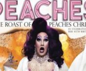 Available to rent: https://bit.ly/PeachesRoastnnFeaturing Peaches Christ with Clea DuVall, Heklina, Heather Matarazzo, Jinkx Monsoon, Cassandra Peterson (aka Elvira, Mistress of the Dark), Sister Roma, Mink Stole, with Roast Mistress Coco Peru, and very special guest John WatersnnPeaches Christ has been shocking and entertaining people from all over the world with her unique combination of Golden Age Hollywood and Slasher Horror humor for more than 20 years. The alter-ego of Joshua Grannell, who