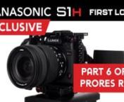 In the last part, part 6, of our Panasonic S1H FIRST LOOK series we introduce a new feature- 5.9K ProRes Raw &amp; Panasonic&#39;s collaboration with Atomos. We talk about our final thoughts and everyone talks about their favorite S1H feature! nnSee the Zacuto cage and accessories for the Panasonic S1H here: https://bit.ly/2LbzsJDnnAll videos in the Panasonic S1H First Look series...nWatch Part 1, Ergonomics here vimeo.com/354750395nWatch Part 2, The Panasonic Look: Color Science + Sensor here vimeo