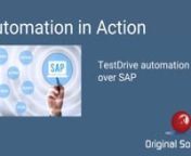 Showing test automation over ECC and S/4 HANA using TestDrive, A code-free, regression ready solution that can run over your other applications as well, offering full end-to-end testing. AI adaptability means change is not an issue and low cost of ownership makes it the test automation solution of choice for both IT and business users.nhttps://originalsoftware.com/applications/sap/