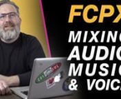 A FREE 15 Minute Class on Final Cut Pro X.nnIn this in-depth tutorial, you will learn how to mix two audio tracks together. We cover the essentials of mixing audio levels to get your edit sounding great. Included is a discussion of the pros and cons of noise removal for audio as well as ways to boost the volume of your sound in Final Cut Pro X. nnThis easy to follow Final Cut tutorial is part of a regular series of videos that I post here on YouTube. You will find tips, tricks and easy to follow