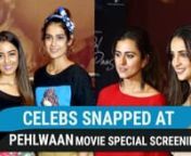 Sandalwood&#39;s most anticipated movie ‘Pailwan’ released on September 12. The movie stars actors like Kiccha Sudeep, Aakanksha Singh, and Suniel Shetty in the lead roles. Kiccha Sudeep will be seen playing a dual role of two wrestlers in ‘Pailwan’. He has previously played a dual character in ‘Huccha’ and was appreciated for his work.A special movie screening was help on the 13th of September and a lot of stars came in to show their support to Kiccha Sudeep and Aakanksha Singh. Celeb