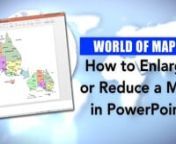 In this video I&#39;m going to show you how to enlarge or reduce an editable PowerPoint map. We will be using the Australia Map for this exercise.nnOur maps are easy to customize for your sales, marketing or educational presentations or projects. Every object in one of our maps is an independent individual object that can be customized.nnIf you select an element with your pointer, you will notice you have eight small dots or handles around the outside of the selected object. This is your signal that