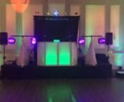This short 30 second video shows an actualprom set up at The Grove in Lakewood Ranch, before the start showing : Shadow Cubes, Dance Boxes,Sound System Upgrade with 18