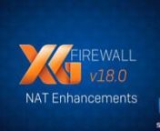 This video covers the new NAT configuration capabilities in XG Firewall v18 including SNAT, DNAT, PAT, migration behaviour, along with important caveats and troubleshooting tips.nnTopics in this video:n00:24 Overviewn01:25 SNATn08:51 DNATn18:31 PATn22:24 Migration behaviorn24:40 Caveatsn26:45 Additional enhancementsn28:00 Troubleshooting