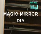 Make a smart magic mirror in under 5 minutes using apps from www.mangodisplay.com