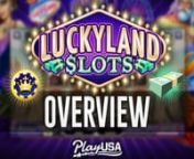 Luckyland Slots is a legal online casino with vegas-like slots. As a sweepstakes based casino, you can win real cash prizes by playing with Sweeps Cash and exchanging your winnings for US dollars. Best of all, you can even play for free with Gold Coins! nnSign up at https://www.tryluckyland.com/ for an exclusive sign up bonus!nnFor a full written review on LuckyLand Slots, visit:nhttps://www.playusa.com/luckyland-slots/