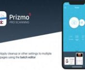 Prizmo 5 - Pro Scanning for iPhone &amp; iPad.nnLearn how to apply cleanup or any other settings on all the pages of a document using Prizmo 5’s batch editor.nn• Select your documentn• Tap on a page, choose cleanup (or any other setting) and confirmn• Tap on the batch editor iconn• Select the desired settingn• The chosen setting has now been applied to all the pages of the documentnnPrizmo is the most capable scanner app for iPhone &amp; iPad to create stunning scans of documents or