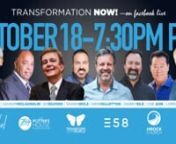 On Friday, October 18, 2019 at 7:30 PM Join Bill Johnson, Ed Silvoso, Che Ahn, Kris Vallotton, Shawn Bolz, Vaughn McLaughlin, Danny Silk andLoren Cunningham for a ground breaking FACEBOOK LIVE BROADCAST to activate the Body Christ - His Ekklesia - to take His power and presence to the heart of our cities 24/7 so the Gates of Hades will prevail no more and nations will be transformed.n nLink to Facebook Event:nhttps://www.facebook.com/events/2417402005167832/nn