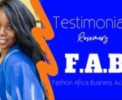 Rosemary wasted NO time. She desired to start her fashion business made in Africa. She had never travelled to the continent of Africa outside of her home country before. She had no fashion degree or any contacts so took up our course SPARK and signed up for our business trips F.A.S.T to Ghana in 2019 where she met many contacts. She took immediate action and is now building her business set up in Africa.nnWatch and hear her full story and how taking action can catapult your knowledge and your bu