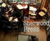 http://thesherwoodpress.wordpress.comnnJocelyn Dohm founded The Sherwood Press in the summer of 1940, after graduating from the University of Washington. For 63 years, she ran this small letterpress shop in Olympia, Washington with occasional after-school help from students, her &#39;printer&#39;s devils.&#39; In 1989, nearing graduation from Evergreen, Jami Heinricher began a fourteen-year volunteer apprenticeship with Jocelyn, and inherited the business when Jocelyn died in 2003. Today, she works with her