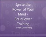 Smart Goal Setting requires an understanding of how your brain works. Sakira Jackson takes you through a 3 step process to create and achieve your goals in the next 90 days.