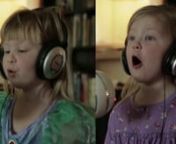 This video was not made to show off my daughters&#39; singing abilities....in the future, I&#39;ll be sure to get them some voice lessons to further hone their skills :) nThis was made to show you what it looks like when two 4 year olds just GO FOR IT!!!Pure, raw, heartfelt and completely innocent! nNo thanks to me (their father) they have had a camera in front of their faces since birth.The good thing about this is that we have TONS of awesome home videos...but also....they almost don&#39;t even realiz