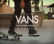 Another view of what went on at Vans Go Skateboarding Day Singapore, in 200fps. nShot with the Sony Nex FS700.nnMusic: Balam Acab - Await