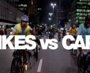 Bikes vs Cars depicts a global crisis that we all deep down know we need to talk about: Climate, earth&#39;s resources, cities where the entire surface is consumed by the car. An ever-growing, dirty, noisy traffic chaos. The bike is a great tool for change, but the powerful interests who gain from the private car invest billions each year on lobbying and advertising to protect their business. In the film we meet activists and thinkers who are fighting for better cities, who refuse to stop riding des