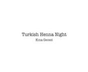 Turkish Henna Night-Kına Gecesi from gk manufaktur