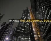 The first 6 months of a year long project to film the construction of the Leadenhall Building in London.nnFilm by Dan Lowe and Paul RafterynCommissioned by Rogers Stirk Harbour + PartnersnMusic by George McLeodnEdit by Seb RatcliffenTitles by Alex Ashworthnn©RafteryandLowenhttp://danlowe.tv - @danelowenhttp://rafphoto.com - @paulrafphotonhttp://www.rsh-p.com - @rshp_news