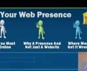 http://www.howtostartownbusiness.co.uk/your-web-presence/What do we exactly mean? Yes, more than just a website!nn Let’s look at it in three parts: 1) Why Must You Be Online, 2) Why A Web Presence And Not Just A Website, Where Do Most Get It Wrongnn1) Why Must You Be OnlinennDid you realise that there are now over 1 billion people using just Facebook alone? Facebook is the most popular website. How many people are actually using the Internet every day? The number is growing. If people cannot