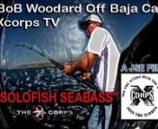 Xcorps Action Sports TV SOLOFISH 1 SEABASS with Bob Woodard- Xcorps Action Sports and Music TV presents this offshore sports fishing special hosted by Bob Woodard holding his reputation as a Hemingway class fisherman reeling in BIG fish off Baja Mexico!nnAs with past Xcorps episodes whenever Xcorps cameras are onboard any boat with angle pro Bob Woodard fish catching actionalways results from Mexico to Hawaii! In this new Xcorps Fish Films release Bob takes his boat out to sea and south of S